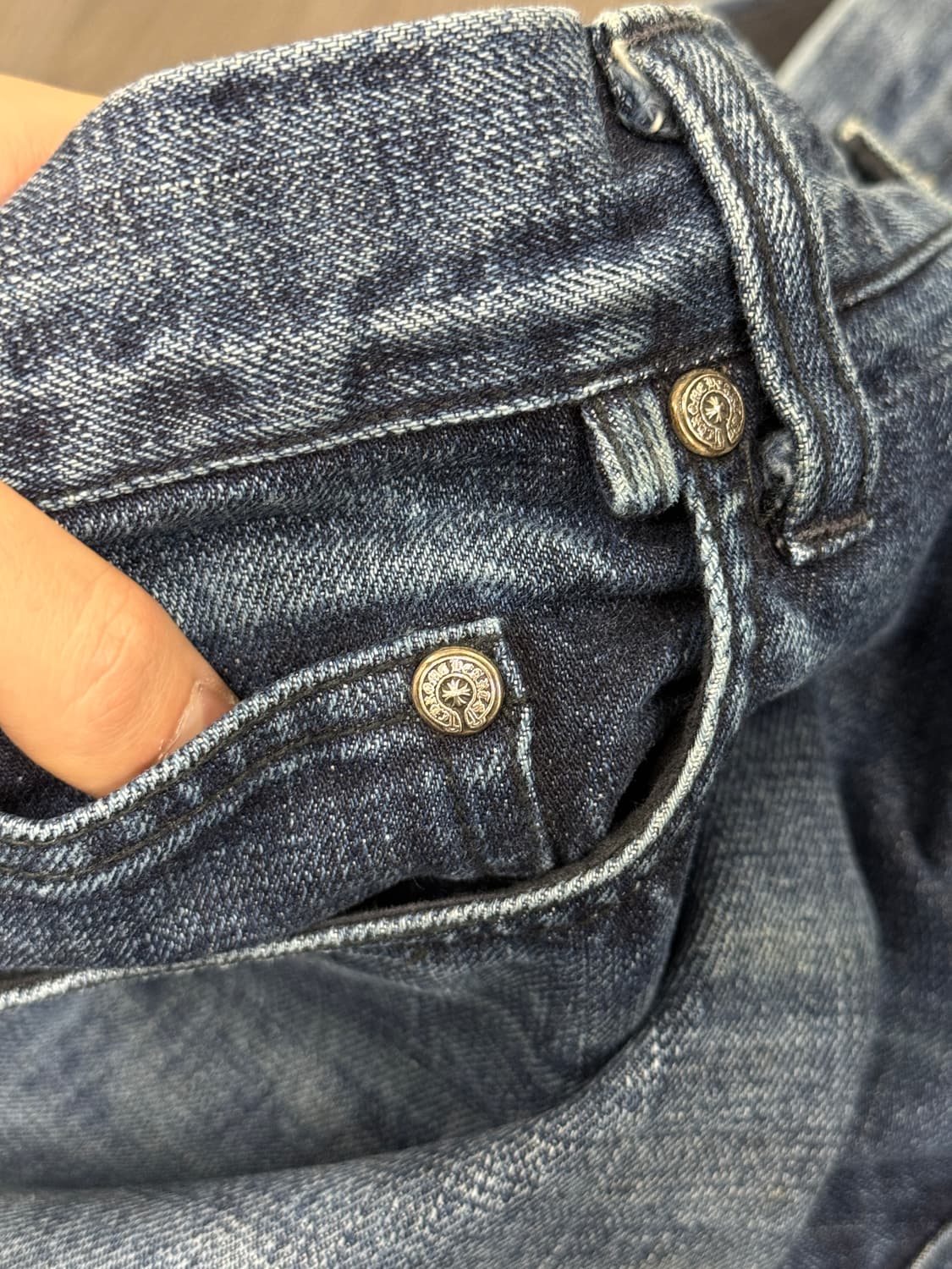 크롬하츠 로우라이즈 스트레이트 진 상품이미지3