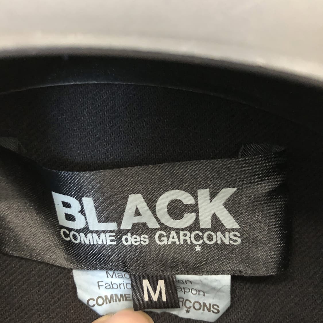 꼼데가르송 (국내판) 블랙 체크패턴 셔츠 66  상품이미지5