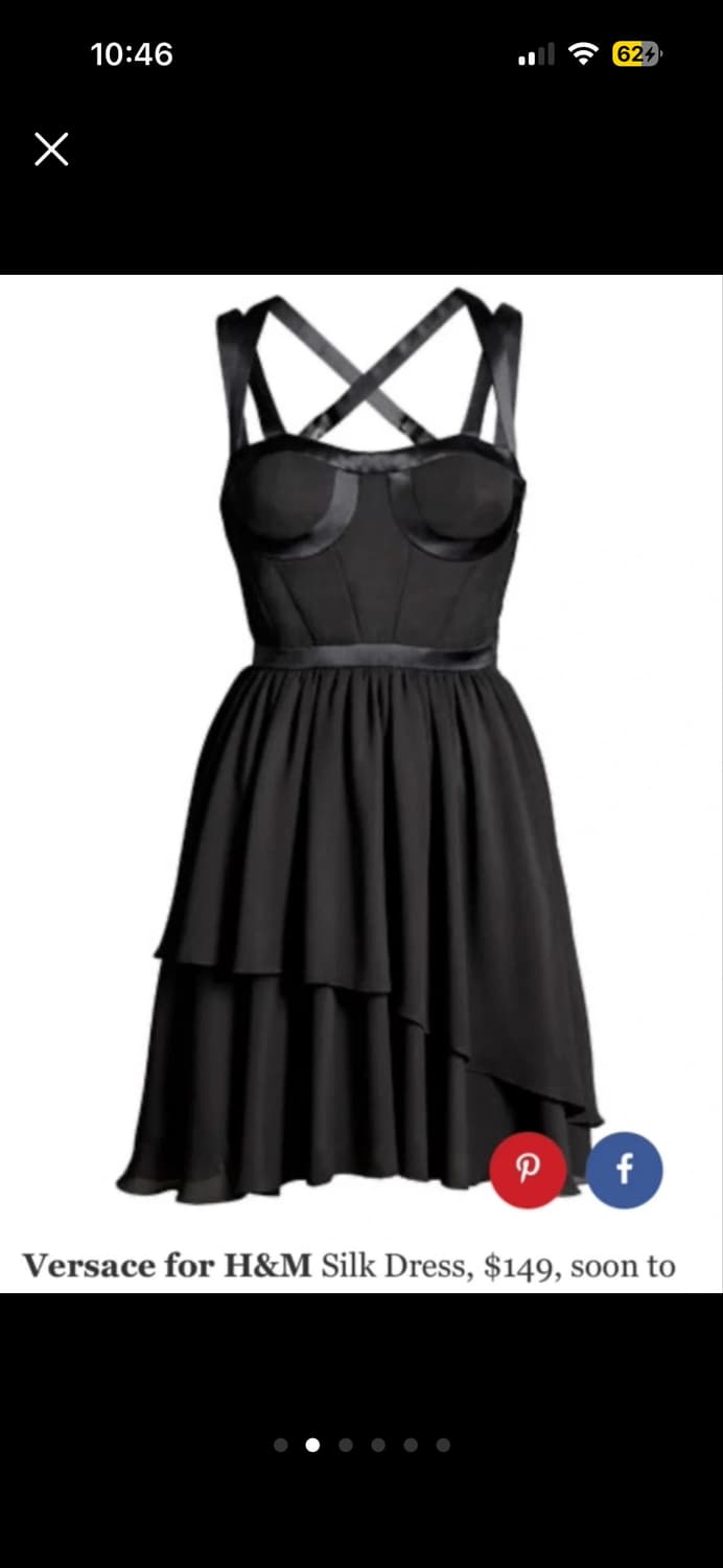 베르사체 hm 콜라보 원피스 상품이미지2