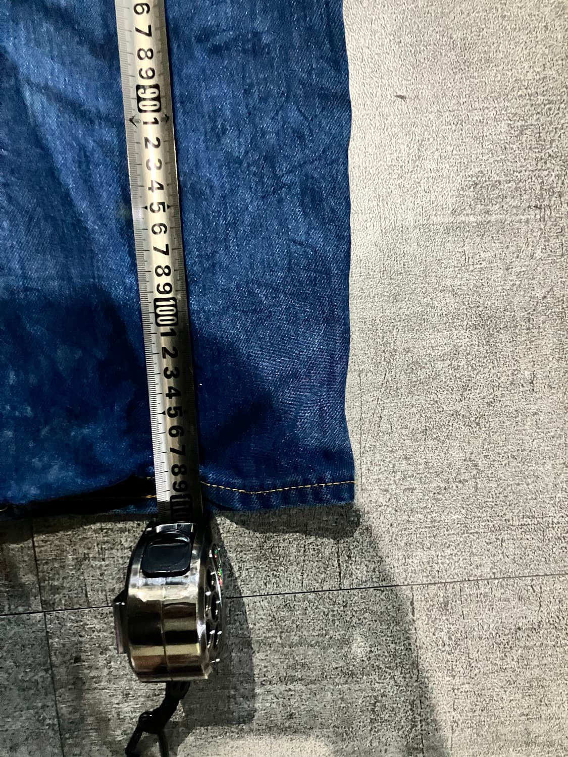 일본빈티지 올드스쿨스트릿 복고진청 와이드데님팬츠 상품이미지3