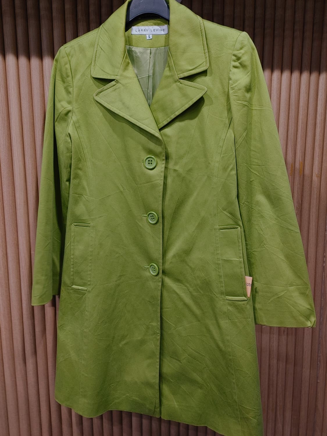 무배) 레리 리바인 싱글브레스트  코트 - S 상품이미지1