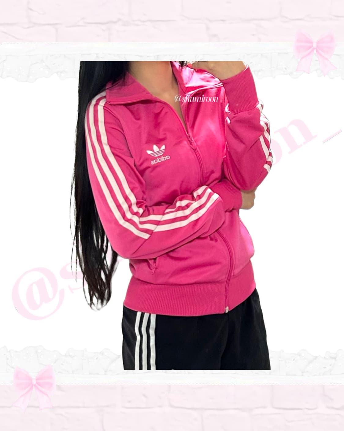 아디다스 핫핑크 갸루 져지 상품이미지2