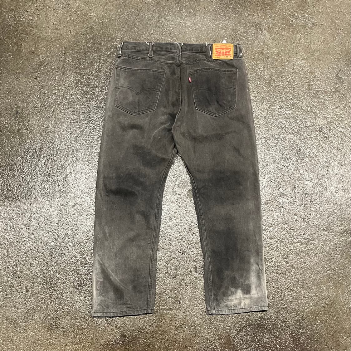 Levis505 블랙 더티 워싱진 (37”) 상품이미지2