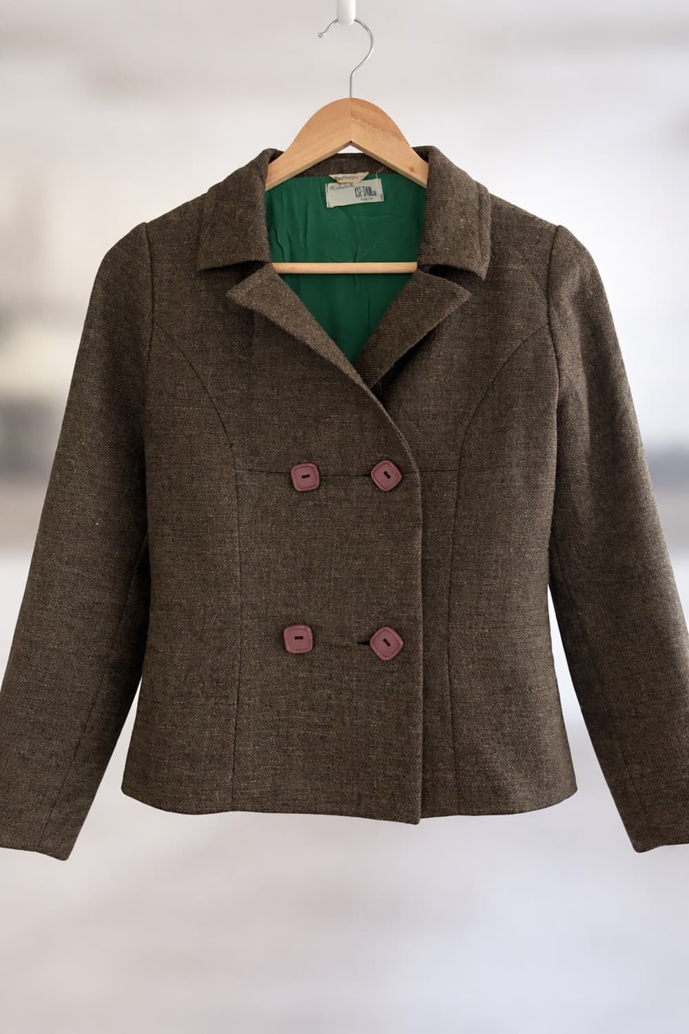 ISETAN 빈티지 크롭 자켓 상품이미지1