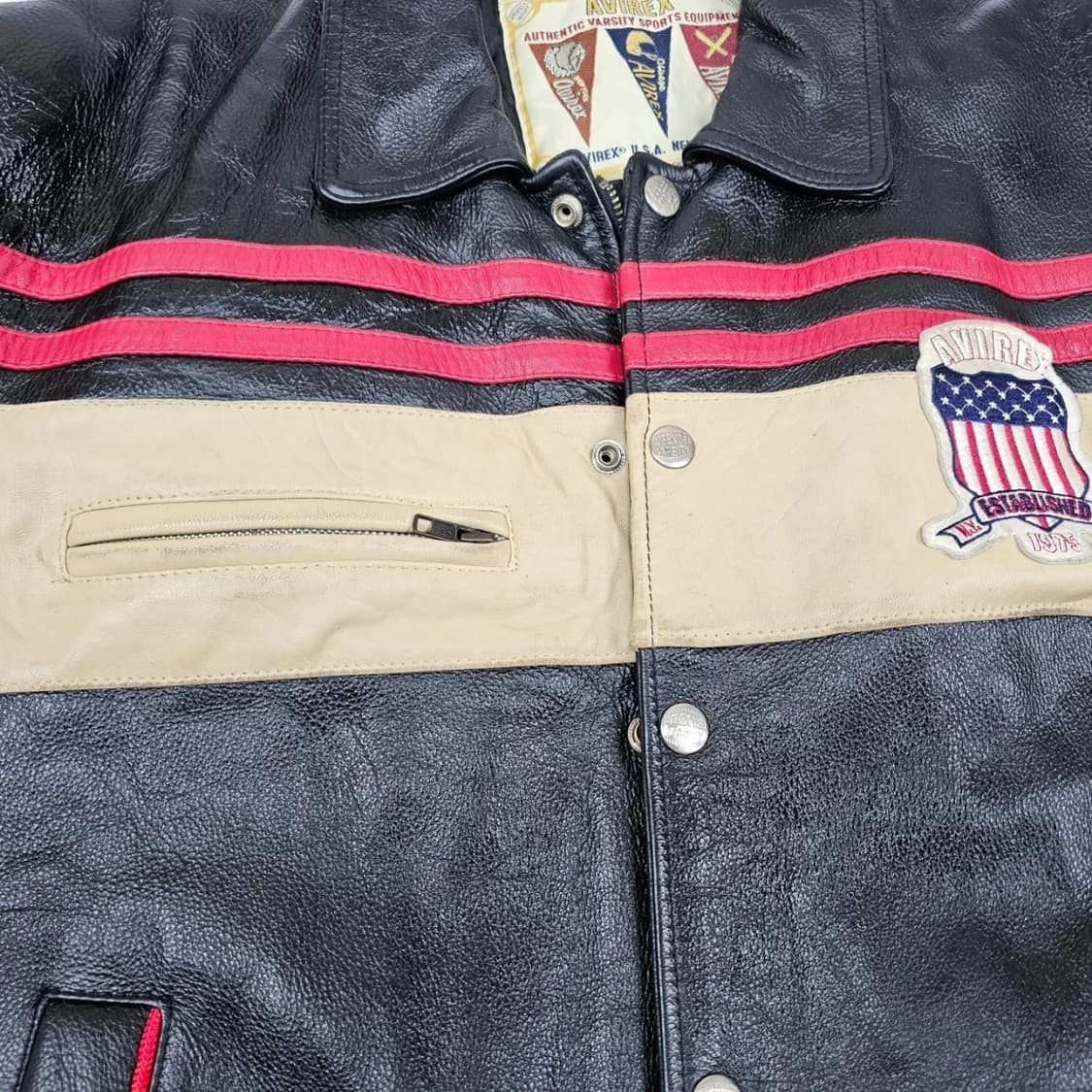 아비렉스USA가죽자켓 상품이미지3