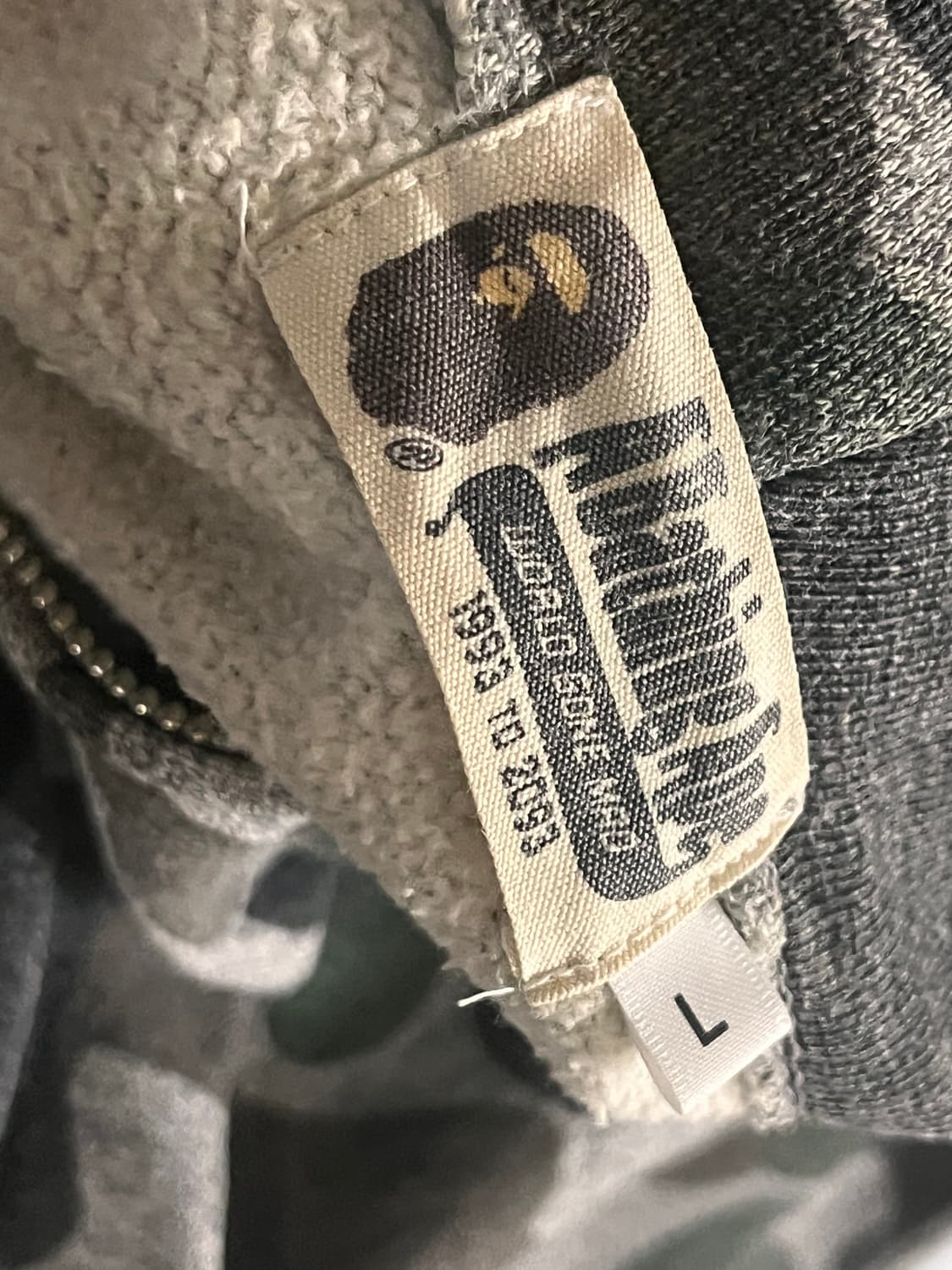 베이프 그레이 10주년 한정판 후드집업 상품이미지3