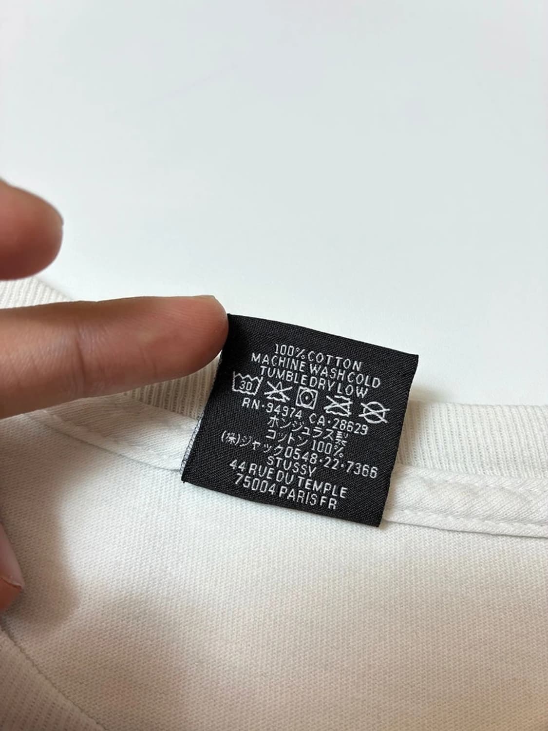 스투시 백프린팅 실루엣 코튼 반팔 티셔츠 PN9683 상품이미지8