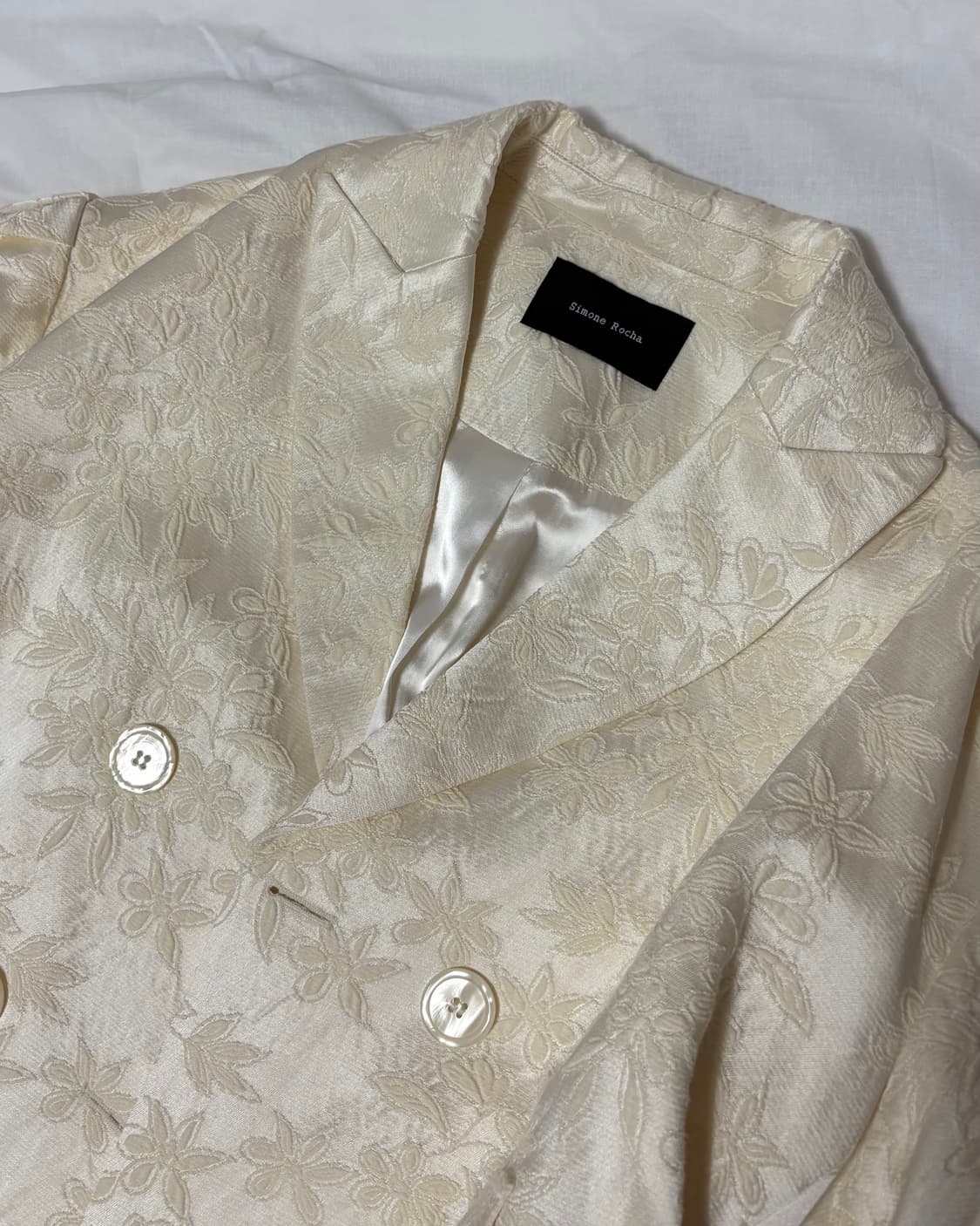 시몬로샤 simone rocha ss2022 jacquard coat 상품이미지3