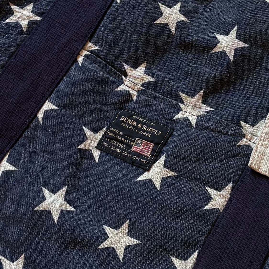 Denim & Supply 플래그 JUTE 와일드 토트백 상품이미지2