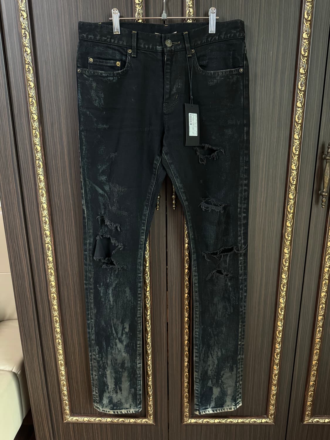 생로랑 14fw 블랙 무파진 상품이미지1