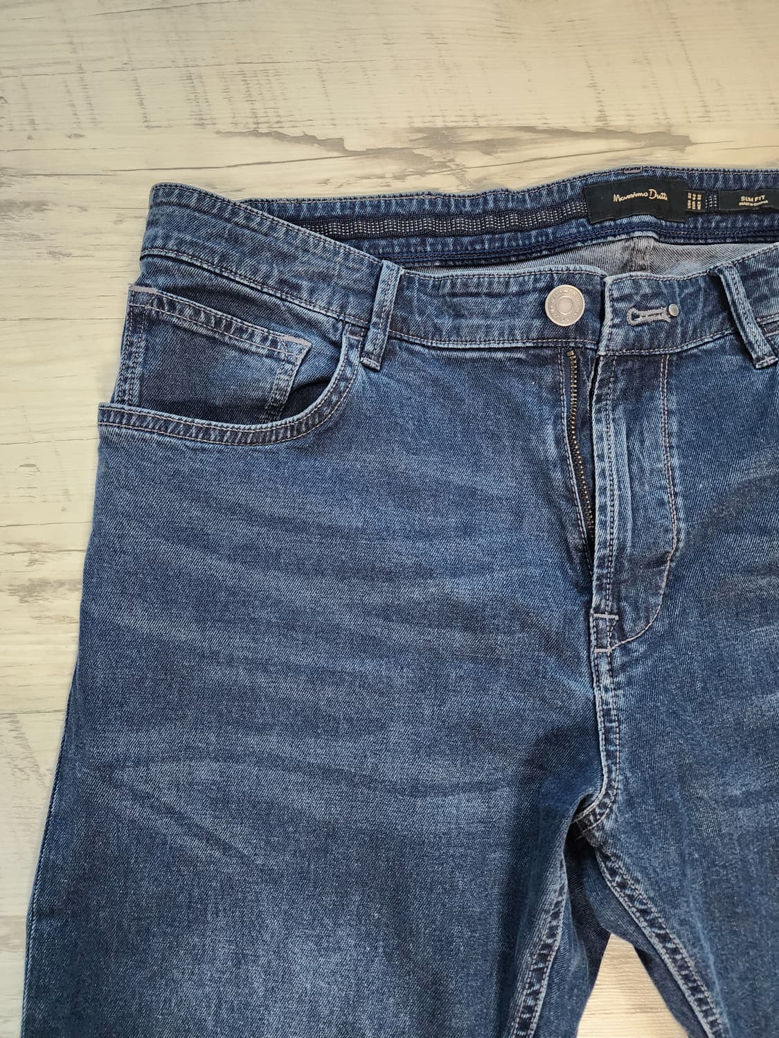 마시모두띠 스트래치 데님 팬츠 팜. (32~33)인치 사이즈 스판 청바지 상품이미지4
