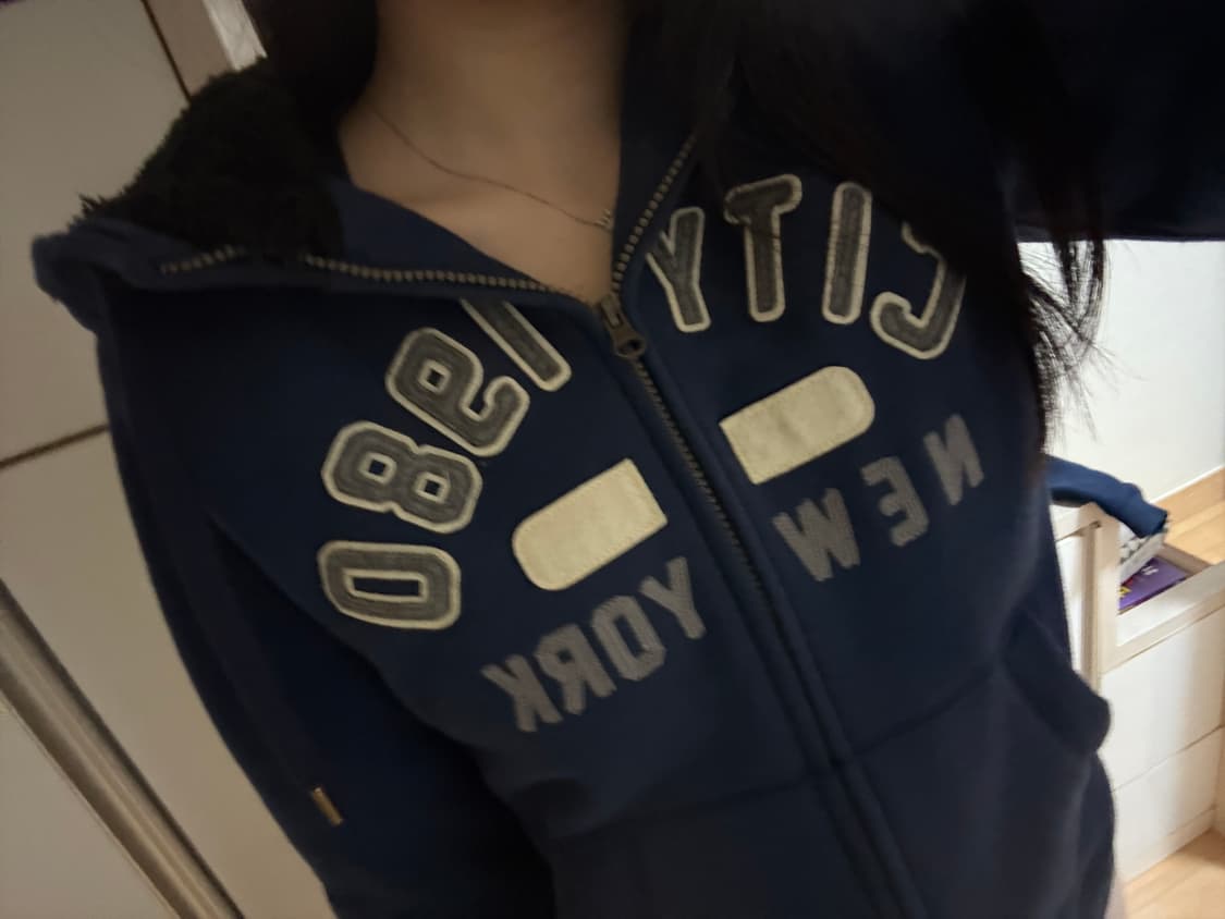 스파오 NEWYORK CITY 빈티지 후드집업 상품이미지2