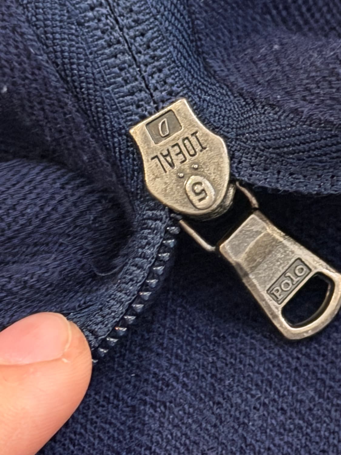 폴로 랄프로렌 빅포니 딱붙핏 져지 네이비 상품이미지5