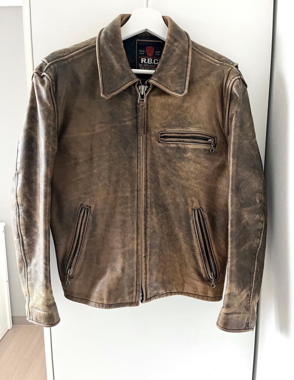 RBC 에이징 가죽자켓 상품이미지1