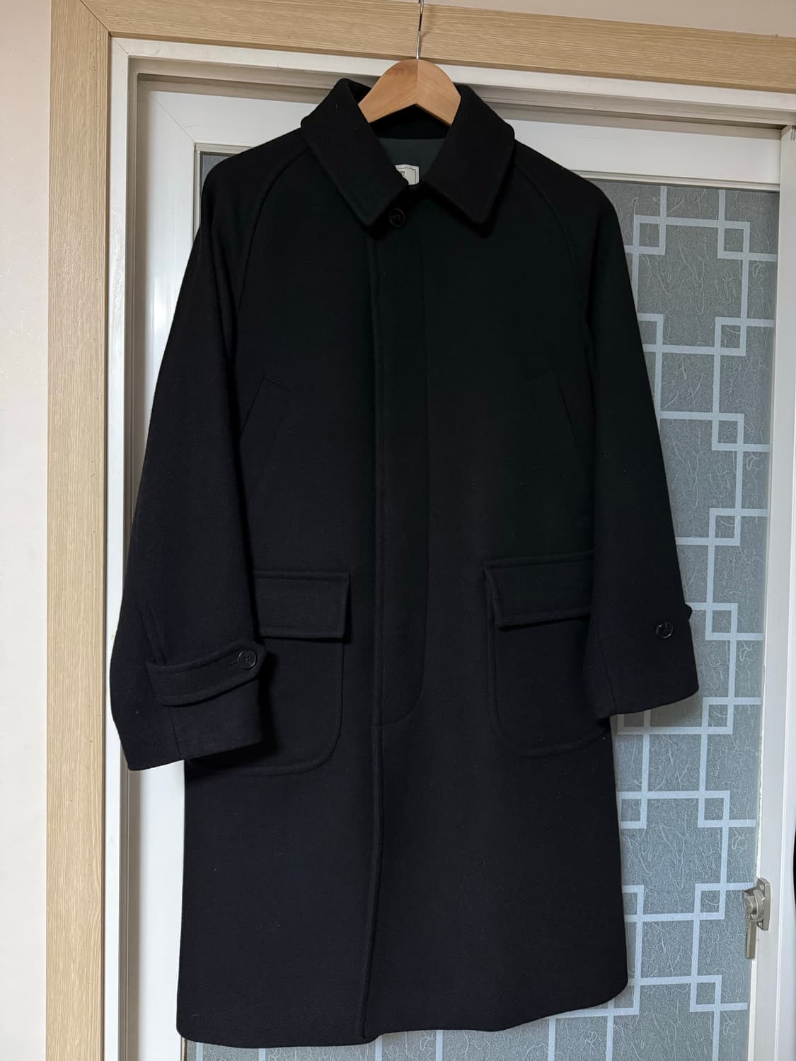 [1사이즈] 22AW 어나더오피스 보이저 발마칸 블랙 상품이미지1