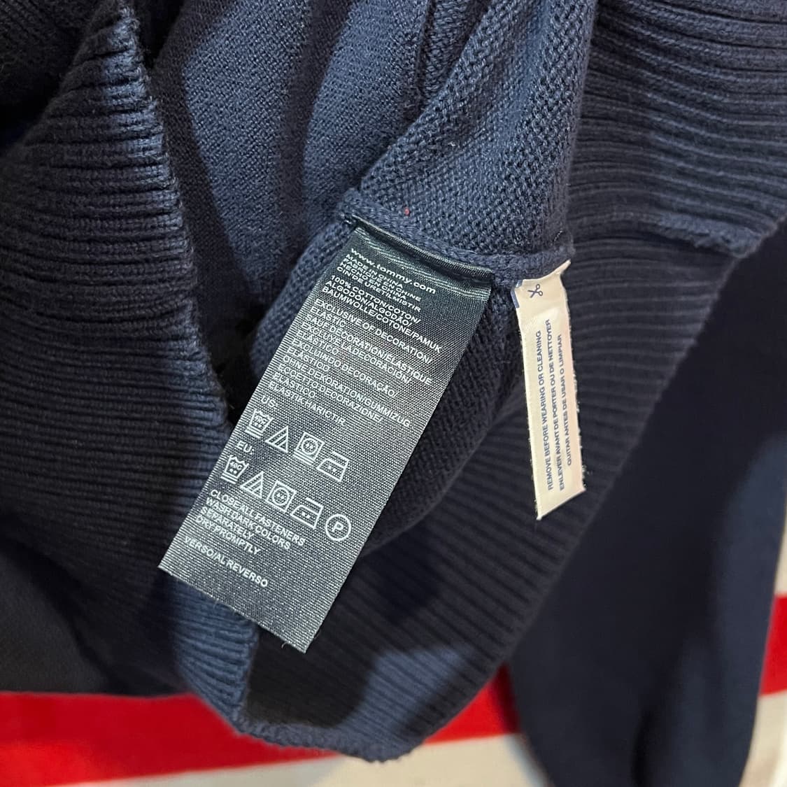 타미힐피거 니트집업 상품이미지4