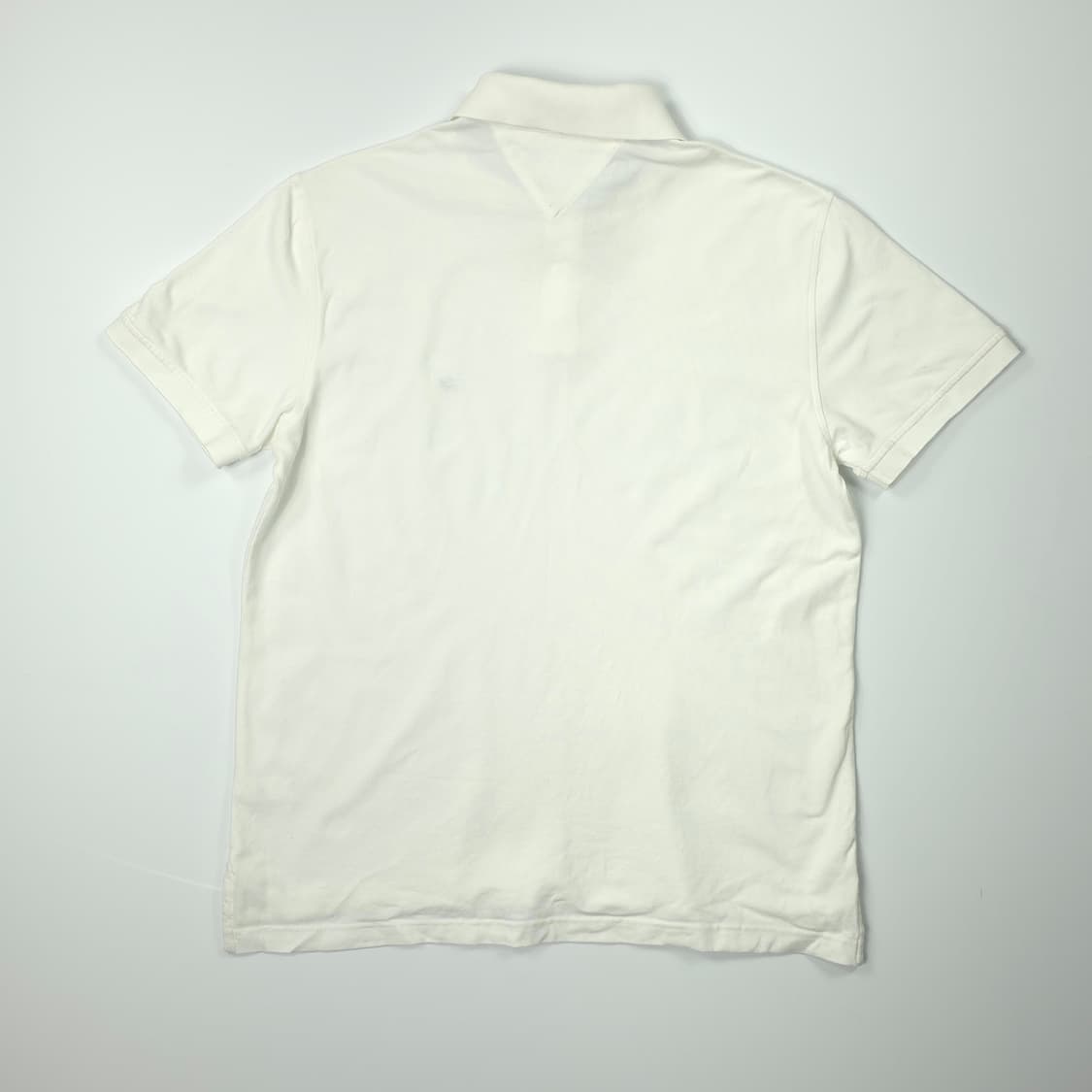 타미 힐피거 레귤러핏 스트레치 코튼 반팔카라티 화이트 (L) 상품이미지2