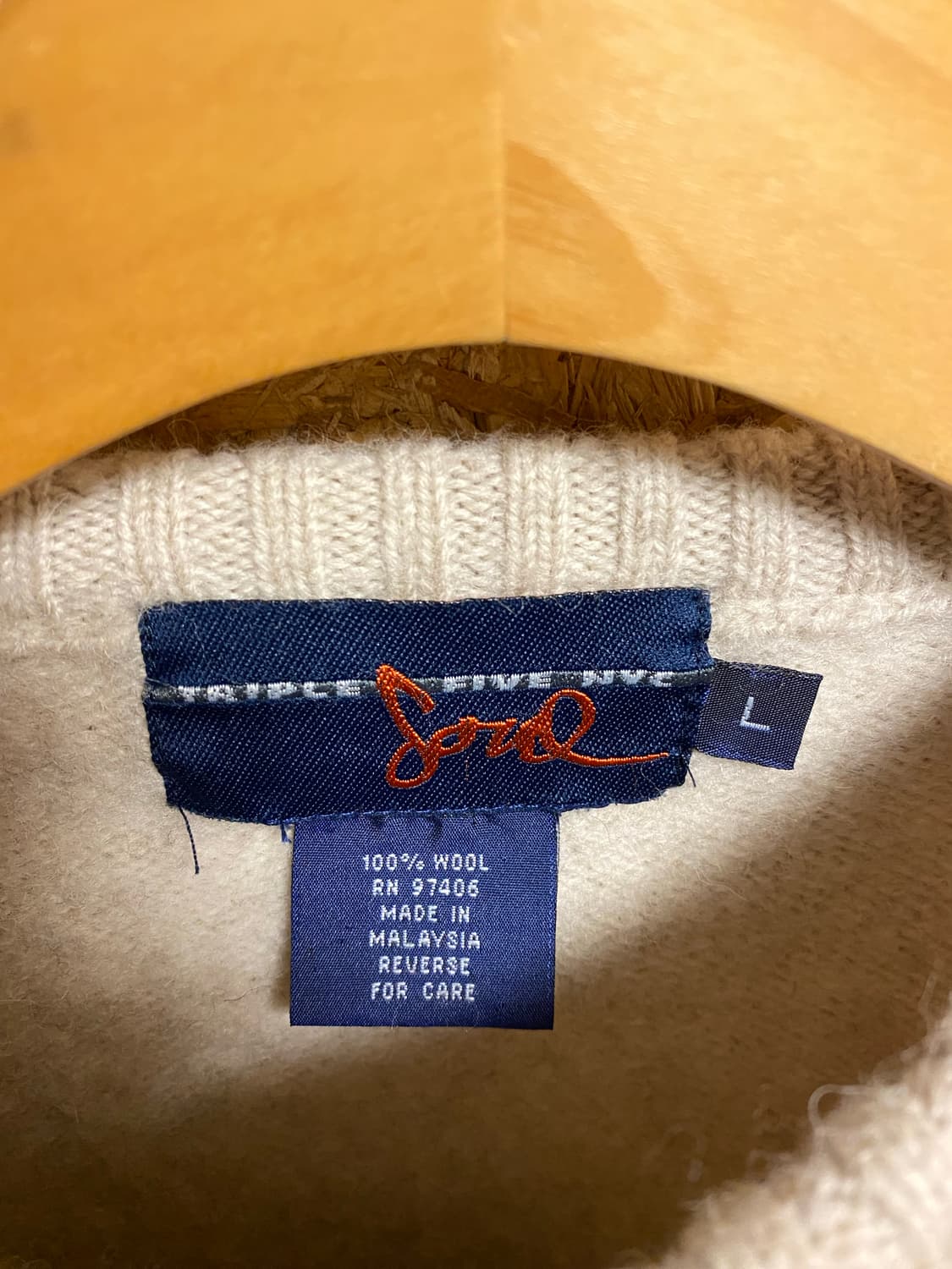 NYC 빈티지 울라운드 니트 (women) 상품이미지4