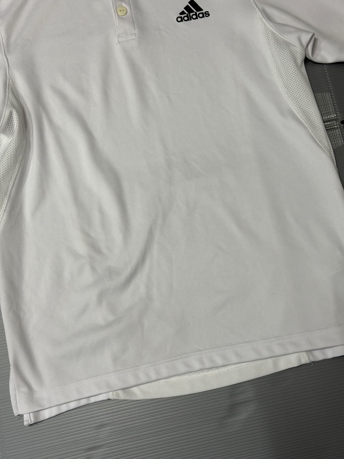 아디다스 로고 반팔 카라티 화이트 95 상품이미지4