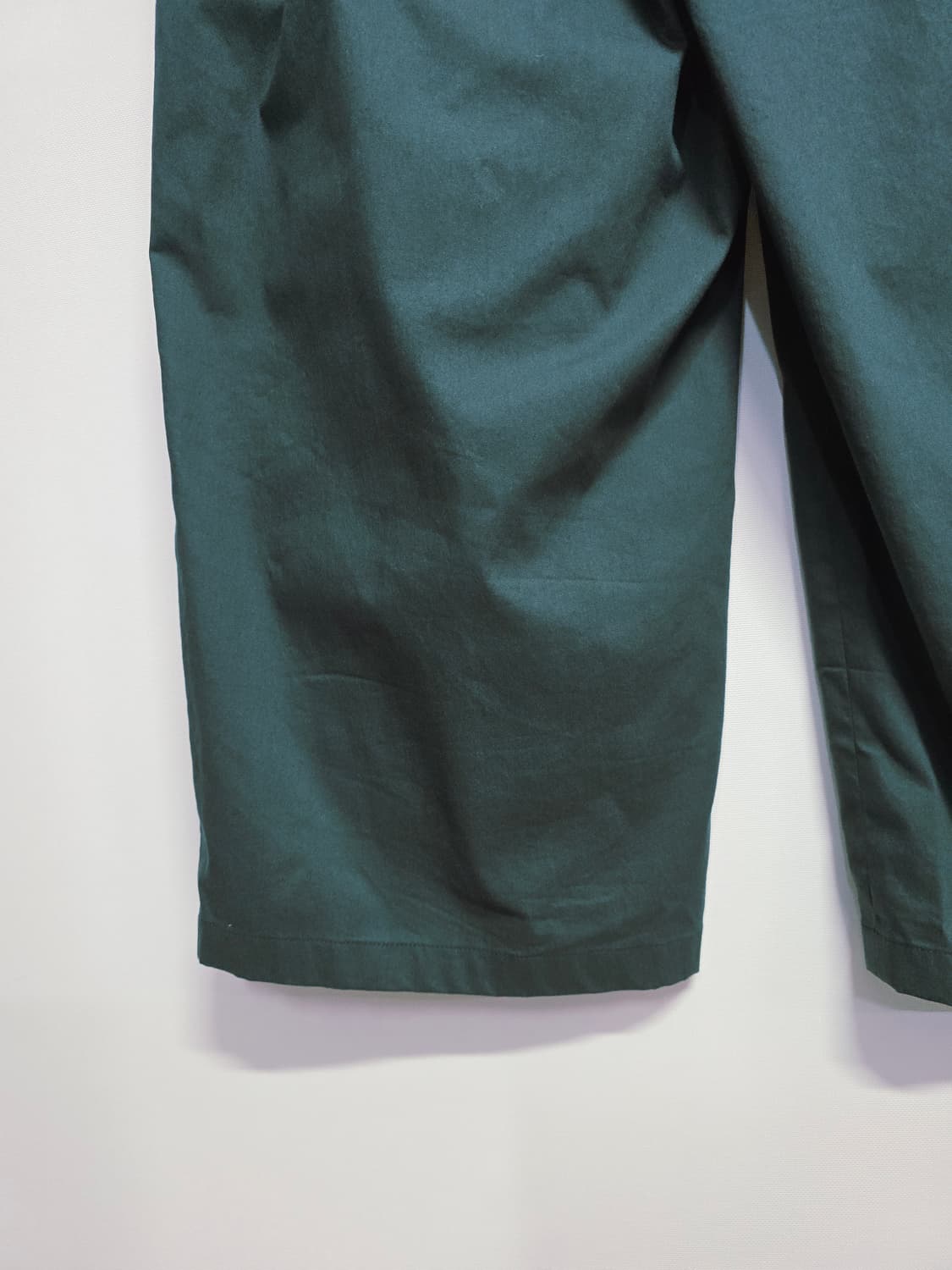 이새 다크 그린 와이드 팬츠 상품이미지5