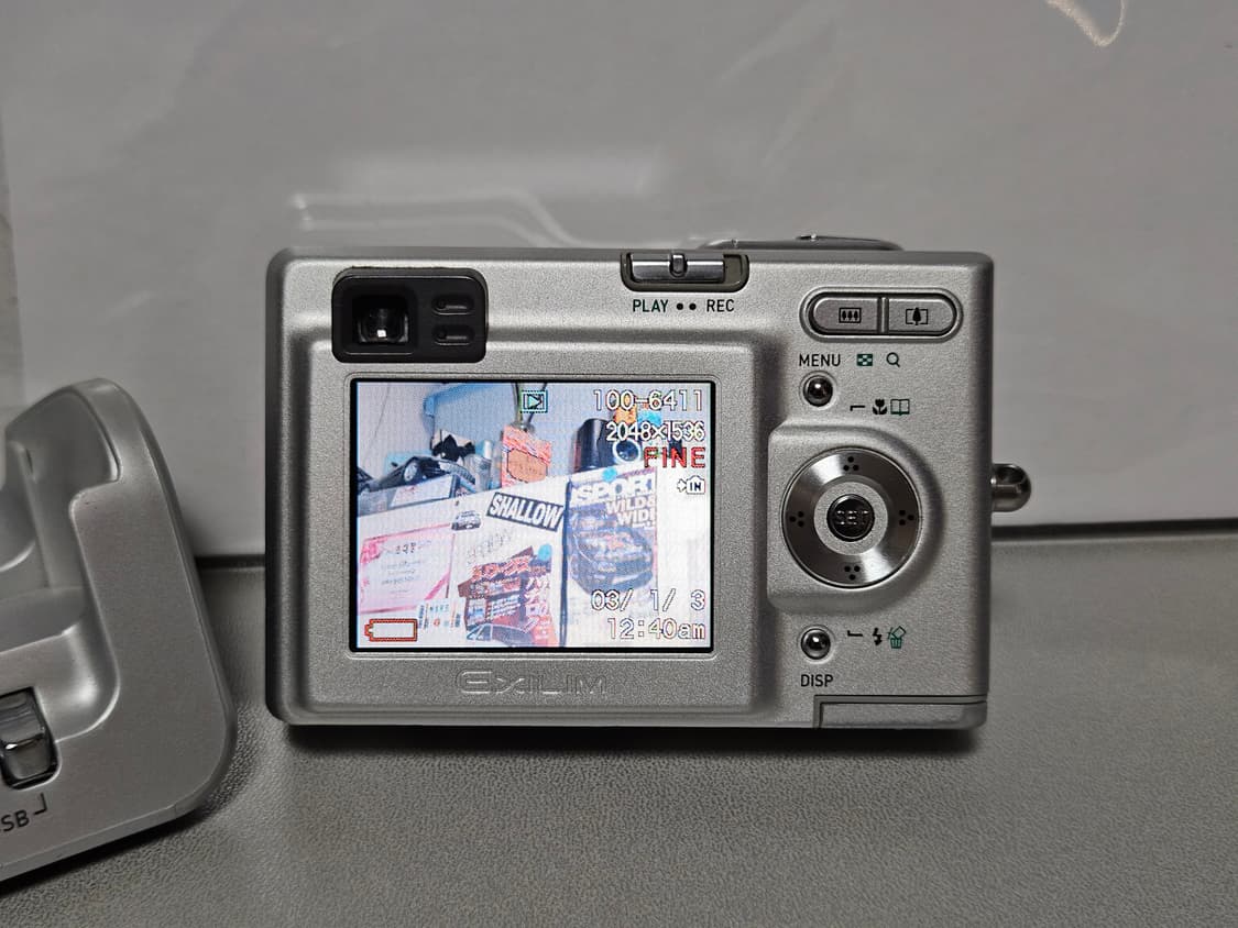 카시오 엑슬림 z3 빈티지 디카 상품이미지4