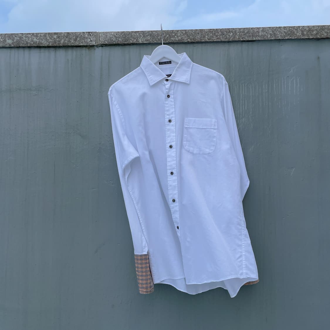 버버리 노바체크 소매포인트 셔츠 상품이미지4