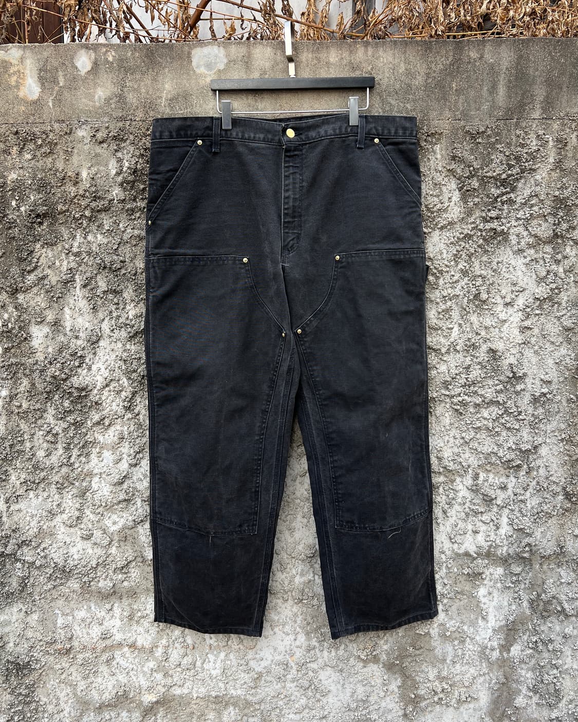 [38] 90s 미국제 칼하트 블랙 더블니 B01 BLK 상품이미지1