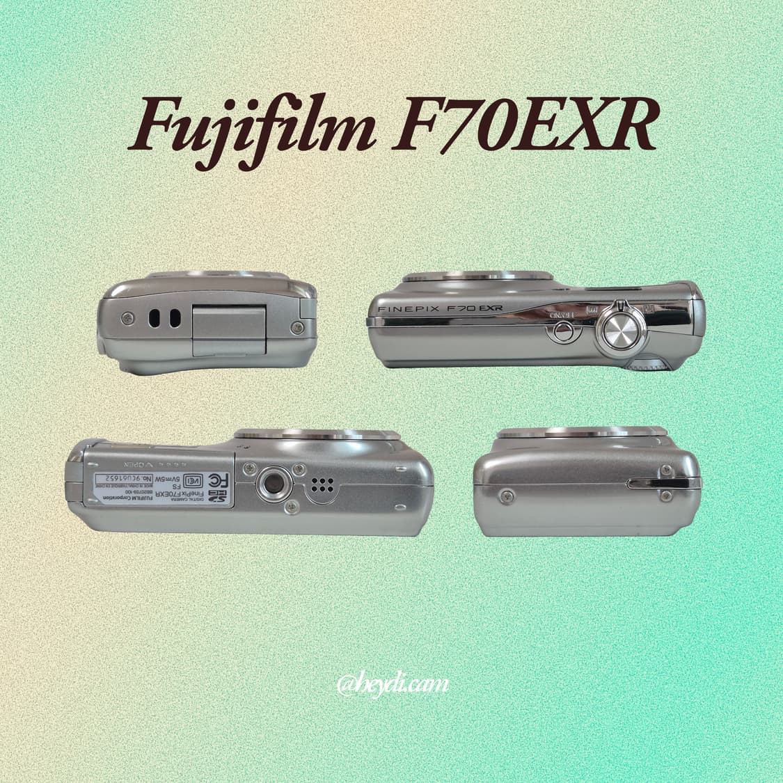 A급 > (아일릿원희) 후지 F70EXR(fuji F70EXR) 실버 상품이미지3