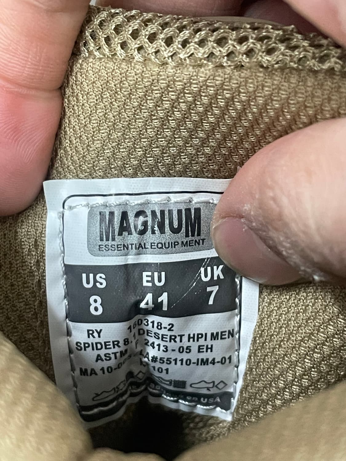 매그넘 스파이더 데저트 부츠 uk7 상품이미지10