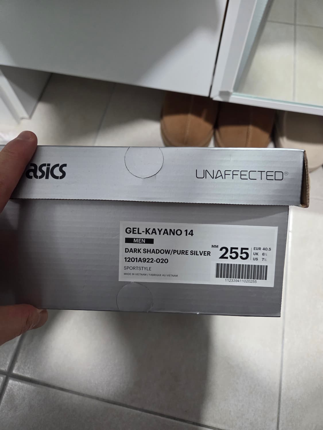 아식스 x 언어펙티드 젤 카야노 14 실버 문 상품이미지5