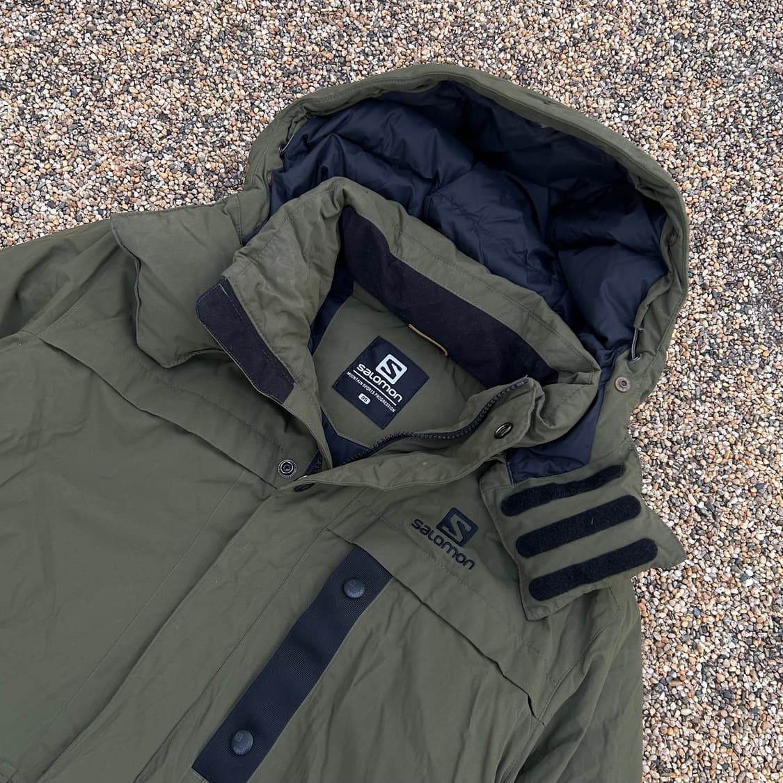 살로몬 카키 프라임 덕다운 자켓 상품이미지2