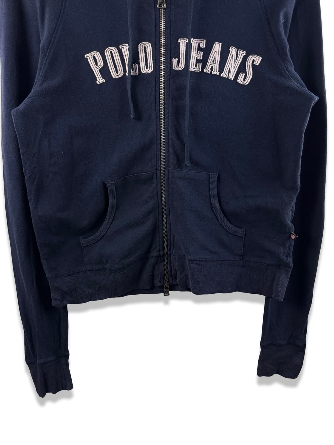 폴로진스 컴퍼니 네이비 헤리티지 아치로고 딱붙후드집업2450 상품이미지4