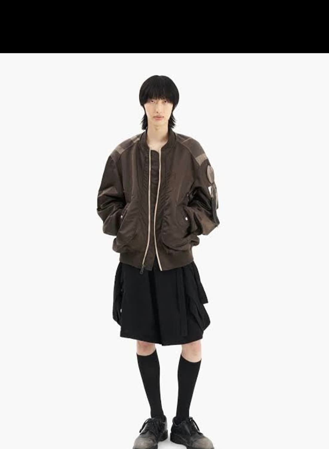 지용킴X알파 플라이트 봄버 브라운 M 상품이미지2