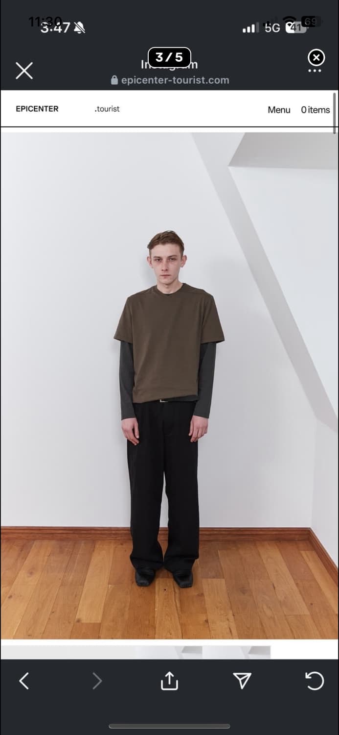 (M)epicenter tourist Audience trousers 상품이미지1