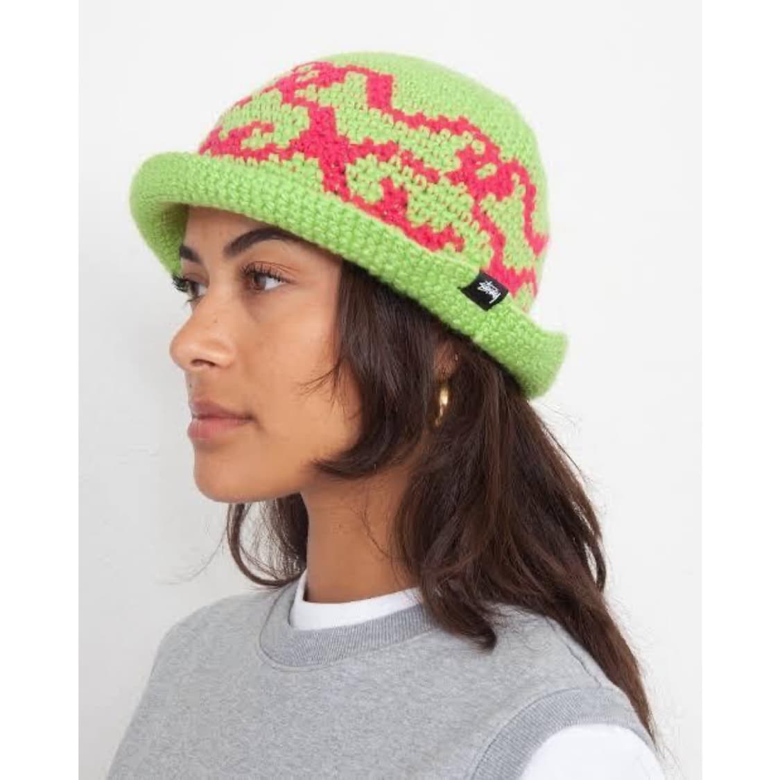 stussy 스투시 SS 니트 버킷햇 라임 상품이미지9