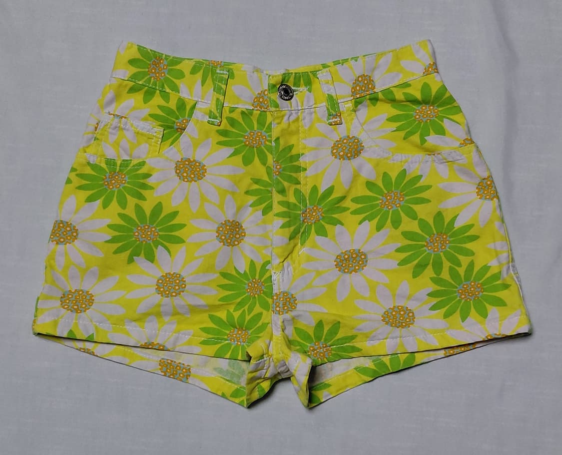 [Made in Italy] 베네통 빈티지 플라워 코튼 쇼츠 (S사이즈) 상품이미지1