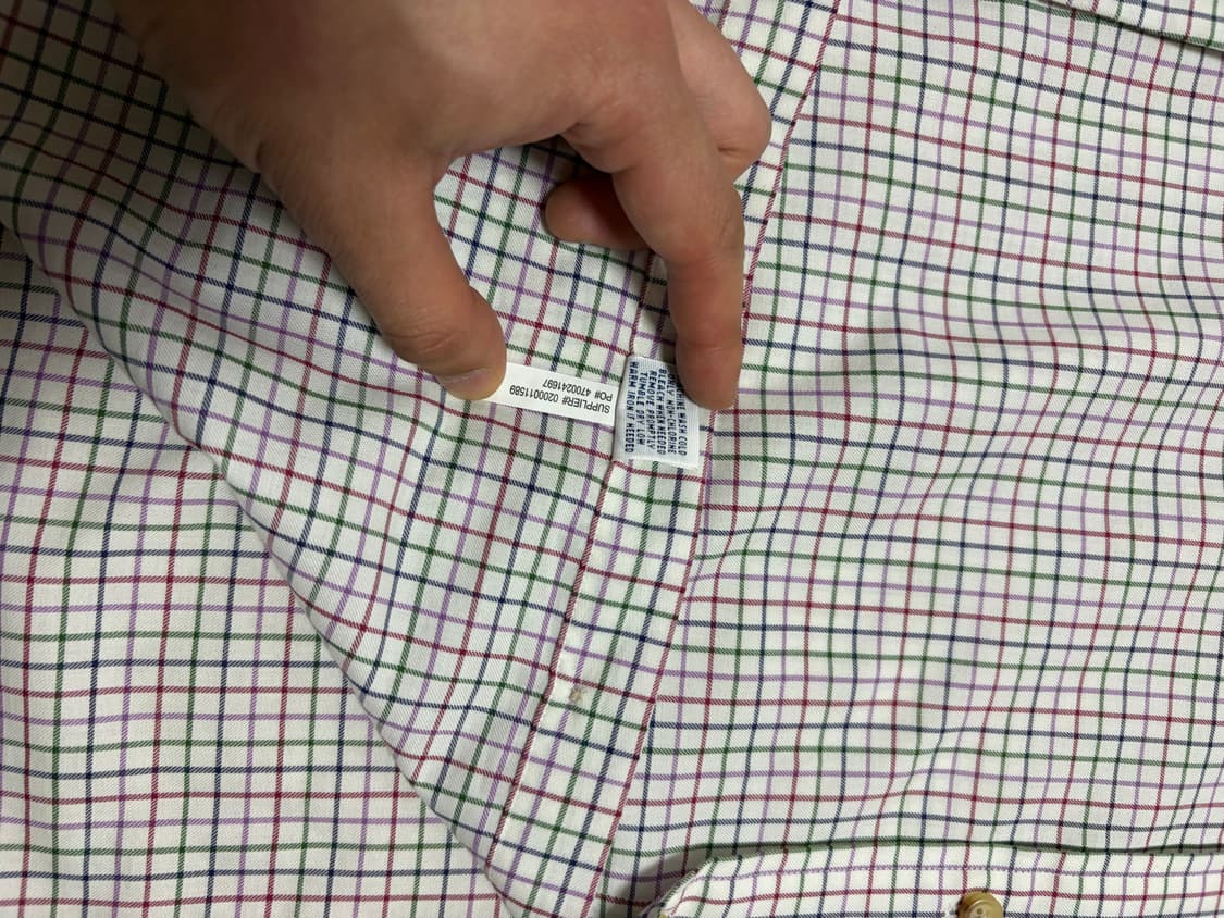 100) 폴로 랄프로렌 체크 셔츠 긴팔 상품이미지5