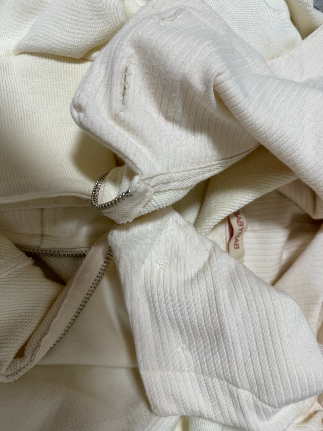 베이비랩 EGGSHELL HOODIE JK IN VANILLA 상품이미지2