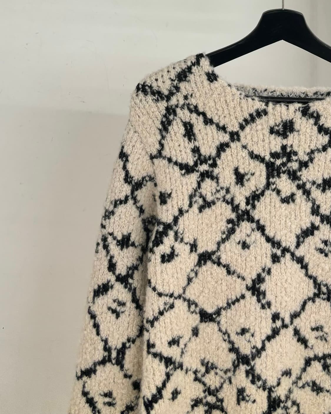 포츠 1961 베이지 하이넥 니트 풀오버 상품이미지3