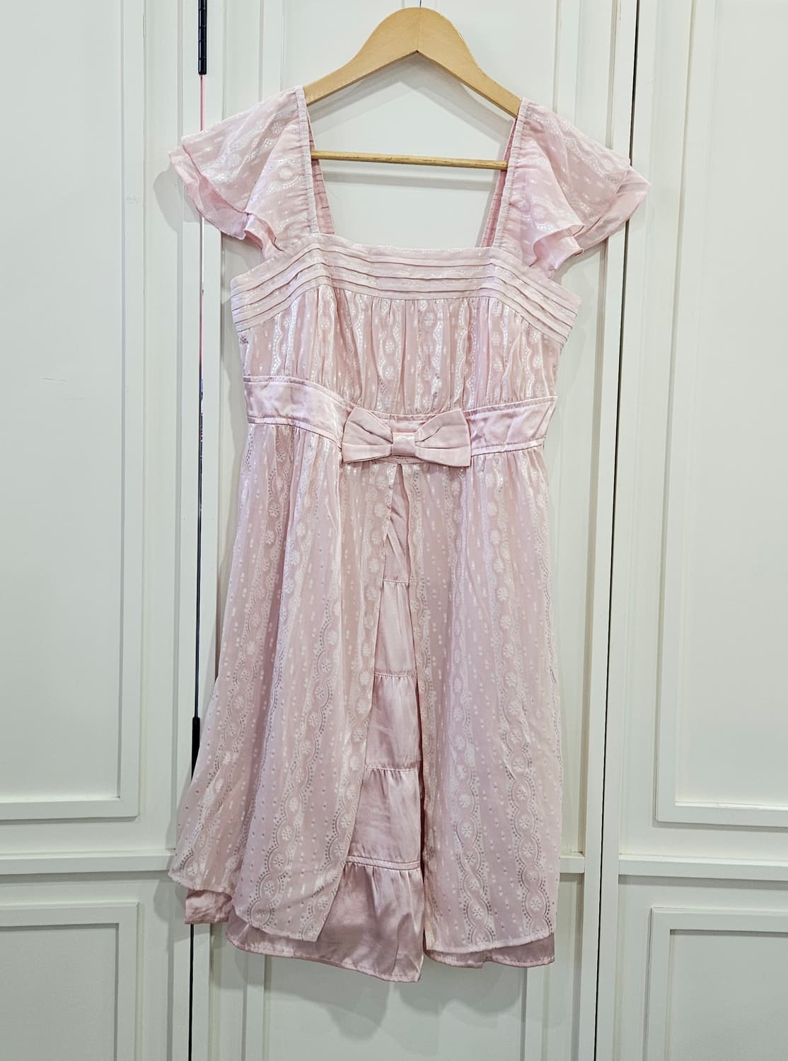 베이비핑크 레이스 원피스 상품이미지1