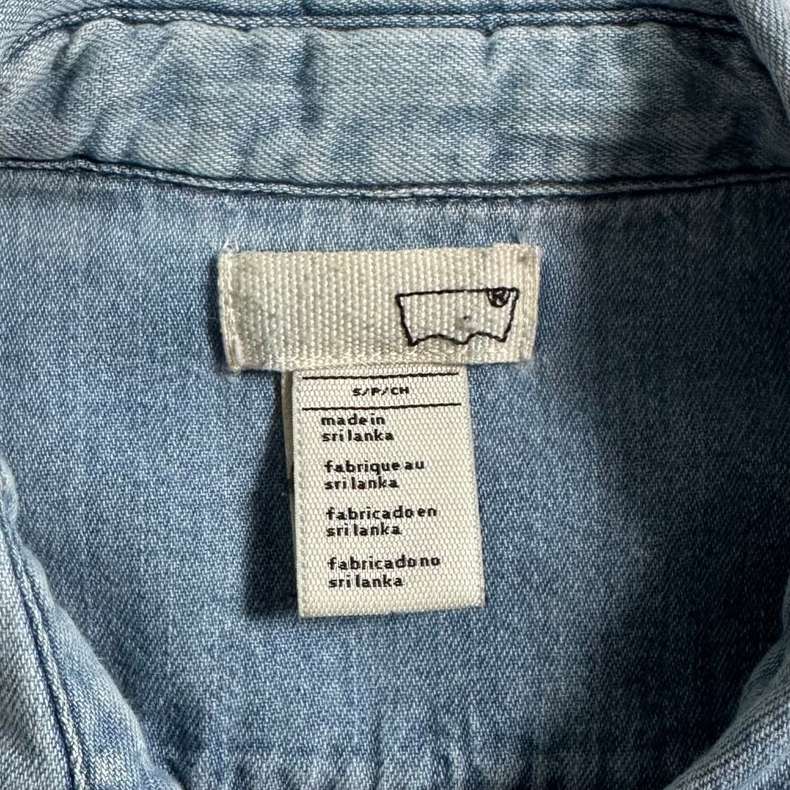  리바이스 우먼스 데님 웨스턴 셔츠  상품이미지5