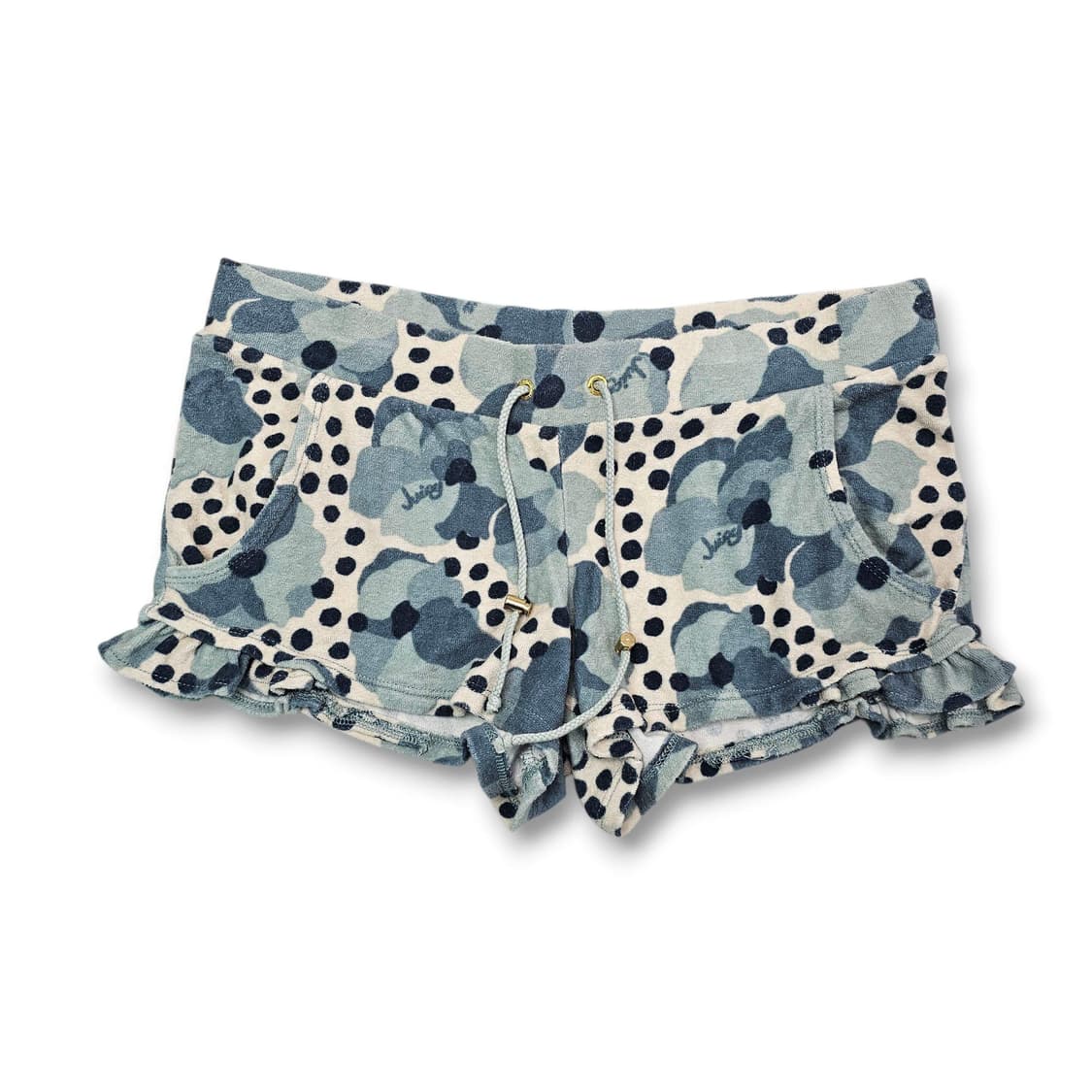 S Juicy Couture 도트 반팔 스카이블루 셋업 상품이미지8