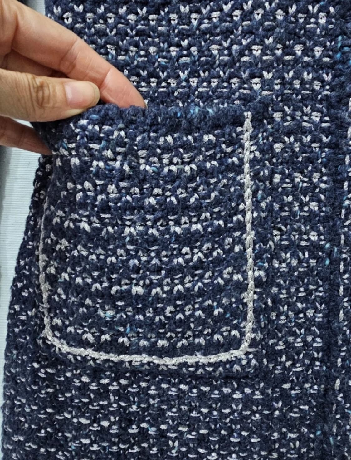 미샤 한섬 트위드 코트 ~F 상품이미지9