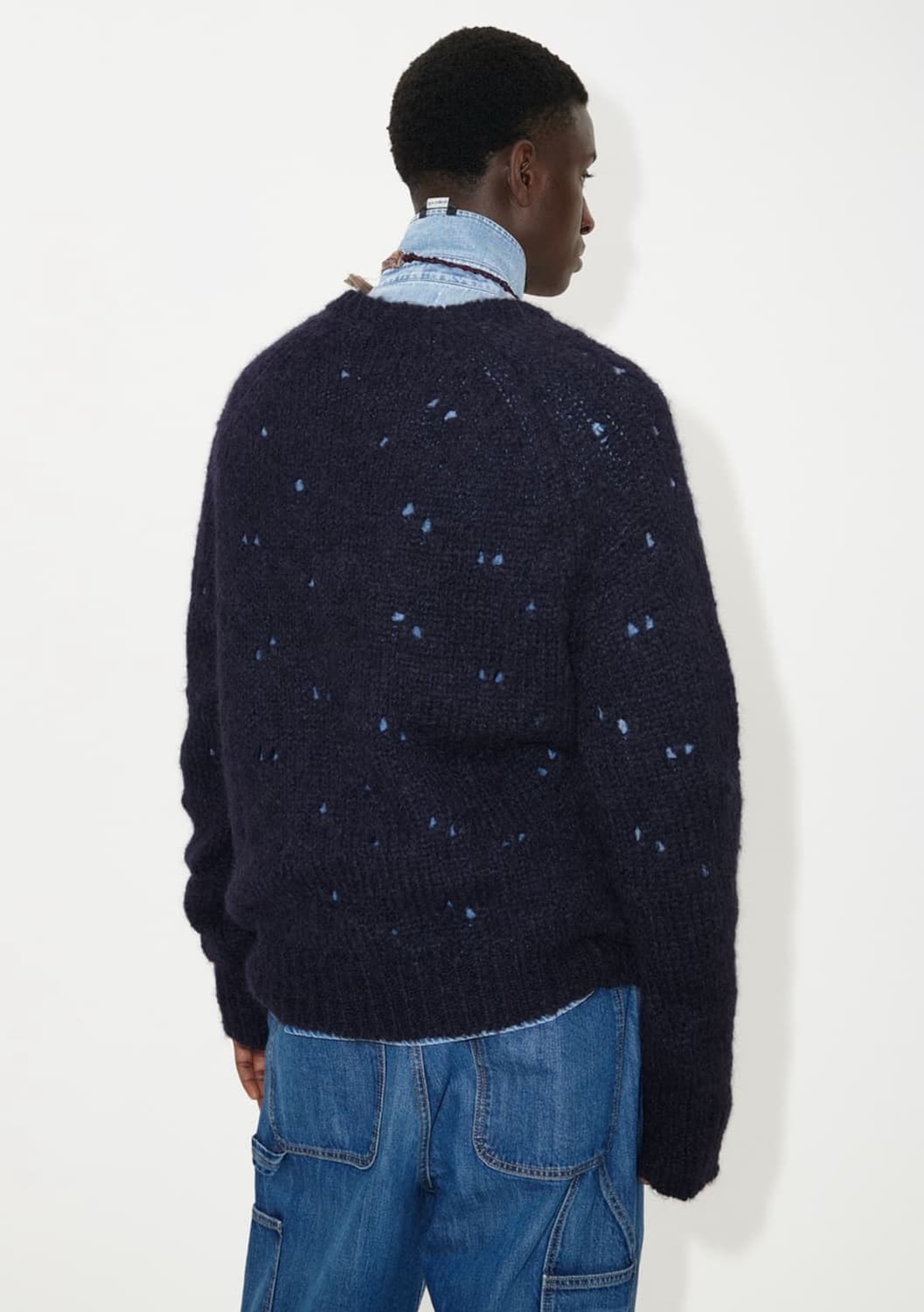 아워레가시 LNEEDLE DROP 니트  48사이즈 상품이미지2