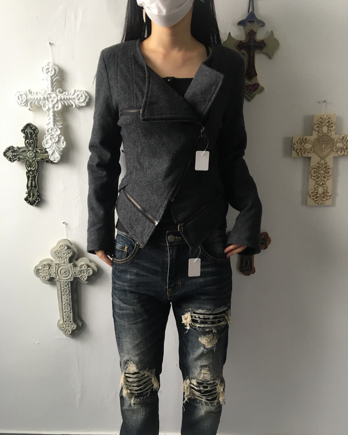 Woolen rider jacket 상품이미지6