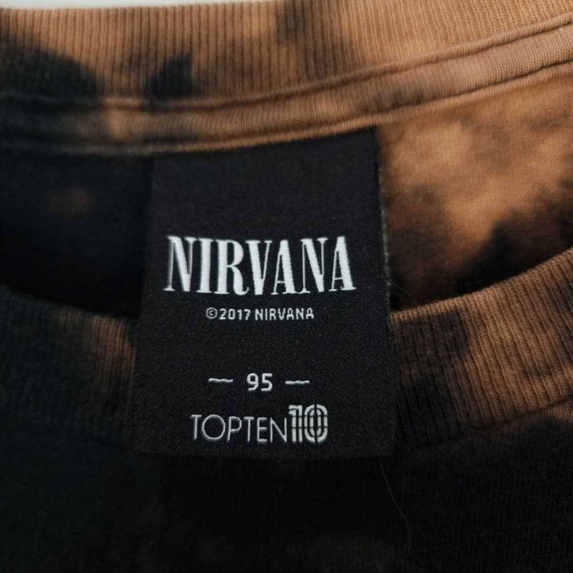 [탑텐 X 너바나] 빅로고 프린팅 타이다이 오버핏 반팔티 M20176 상품이미지7