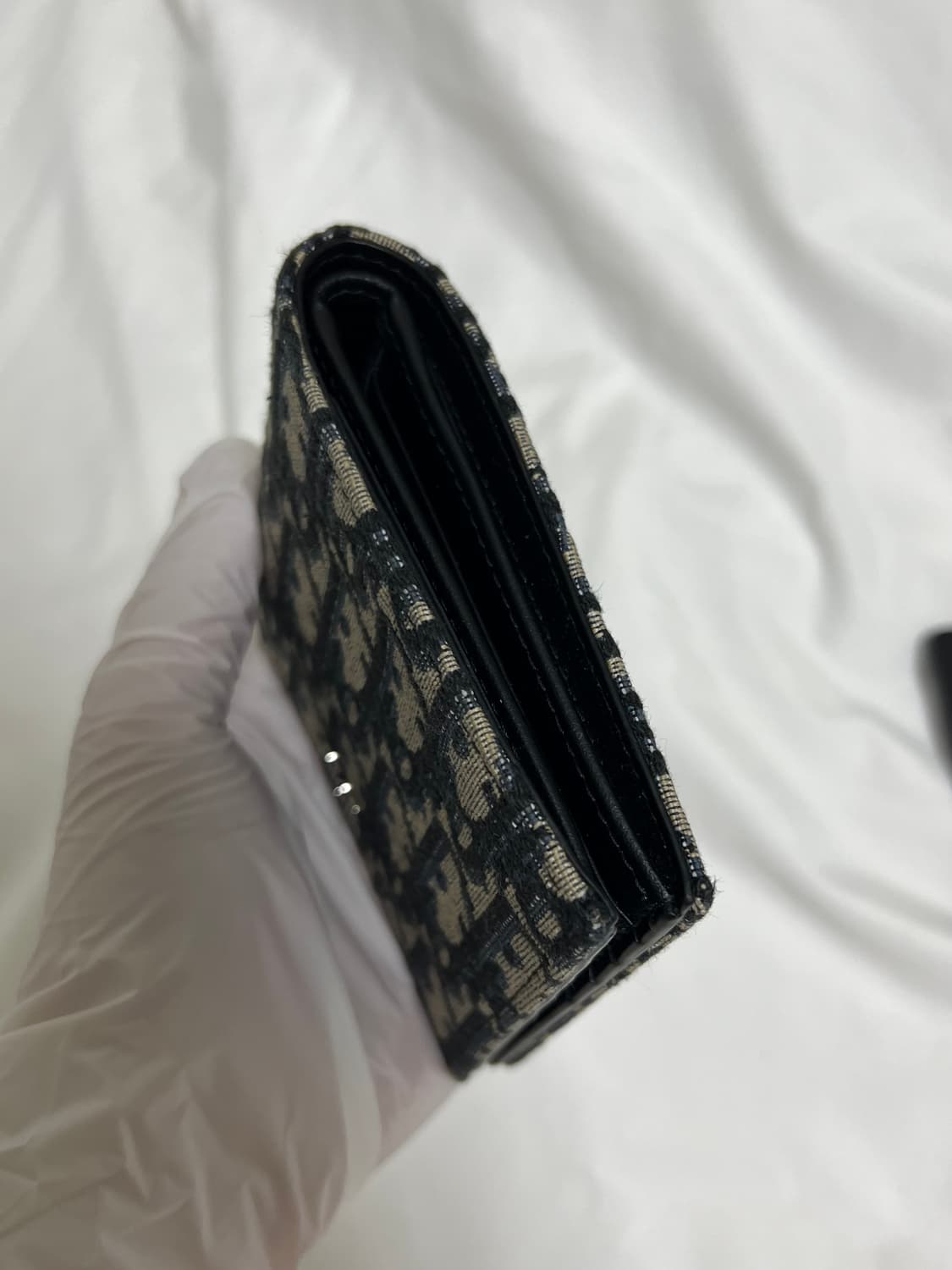 [정품] 신형 새상품급 / 디올 오블리크 반지갑 베이지 상품이미지7