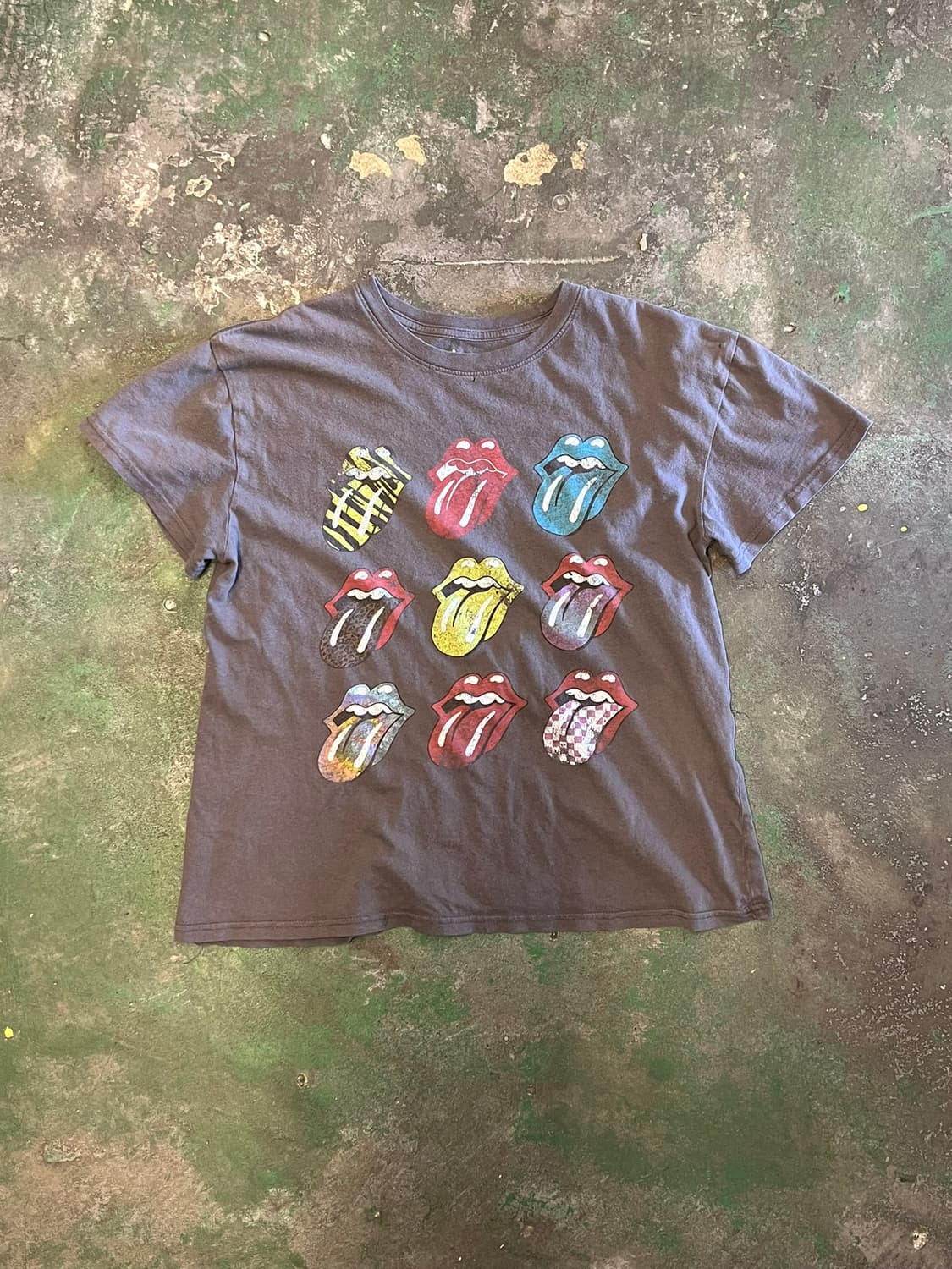 2021 [M] 롤링스톤즈 텅 로고 그래픽 밴드 티셔츠 상품이미지1