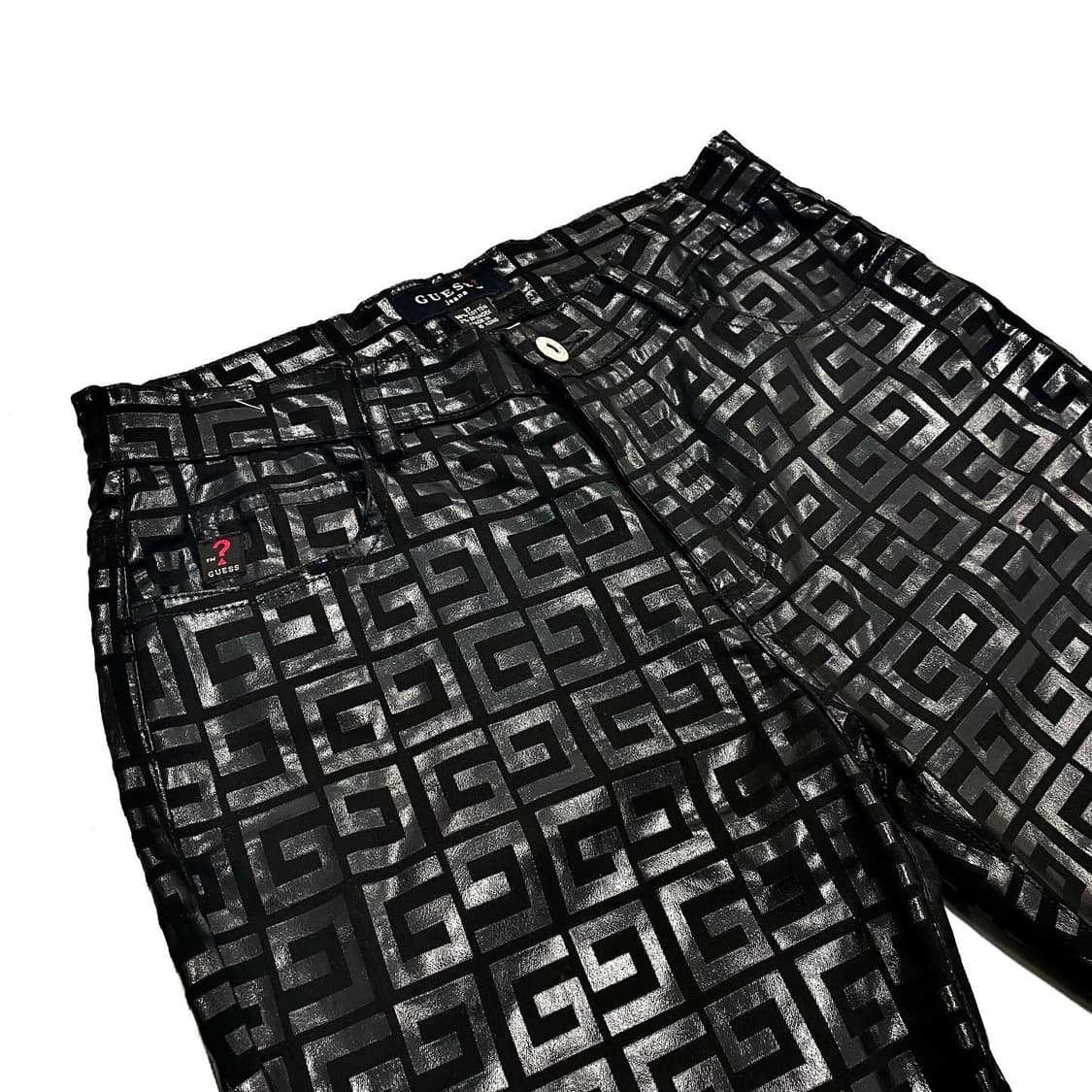 게스 진스 글래머 아카이브 지방시 오마쥬 코팅 진 팬츠 상품이미지6