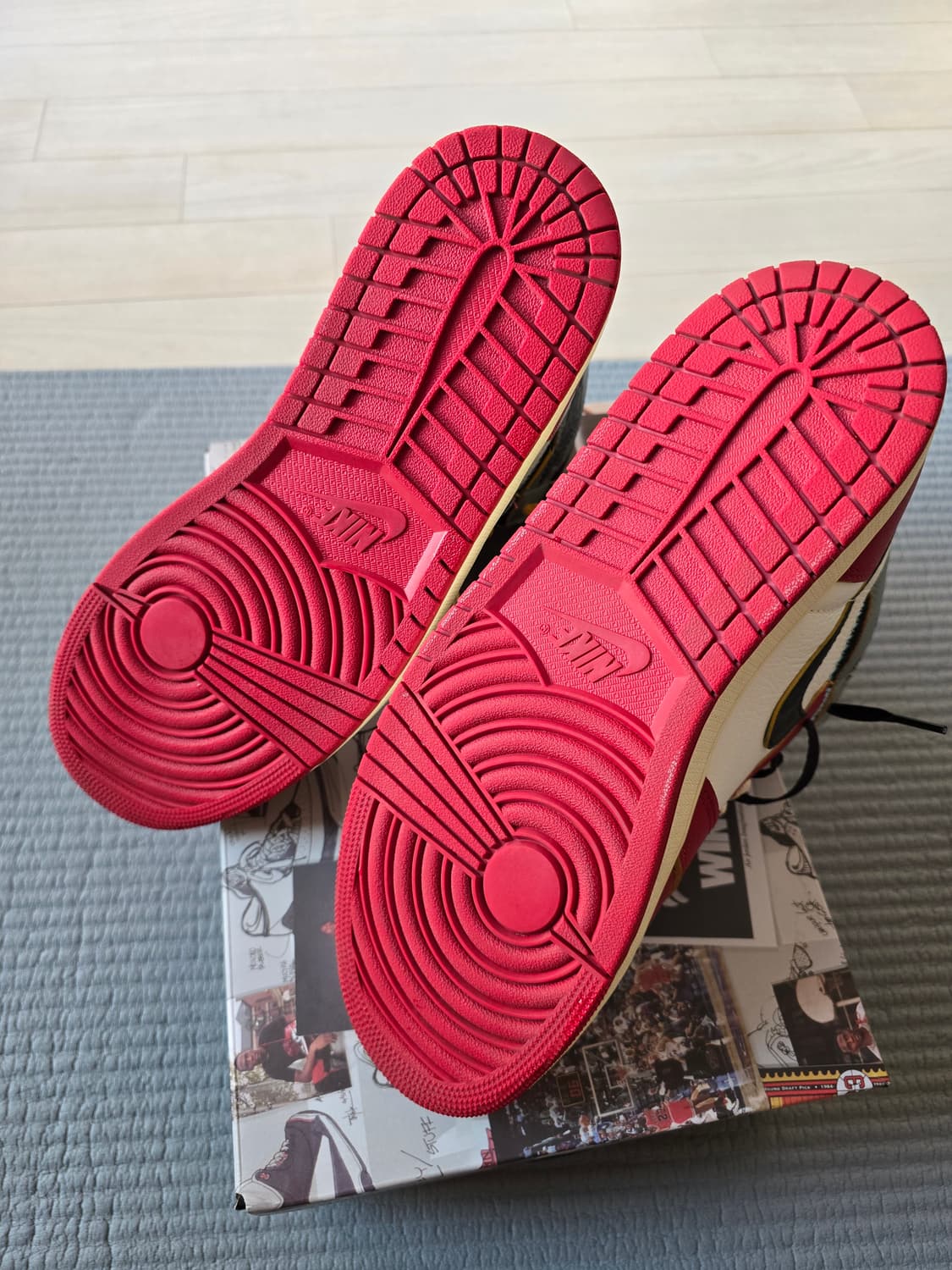 조던1 x 유니온 하이 og 시카고 쉐도우 285 상품이미지3